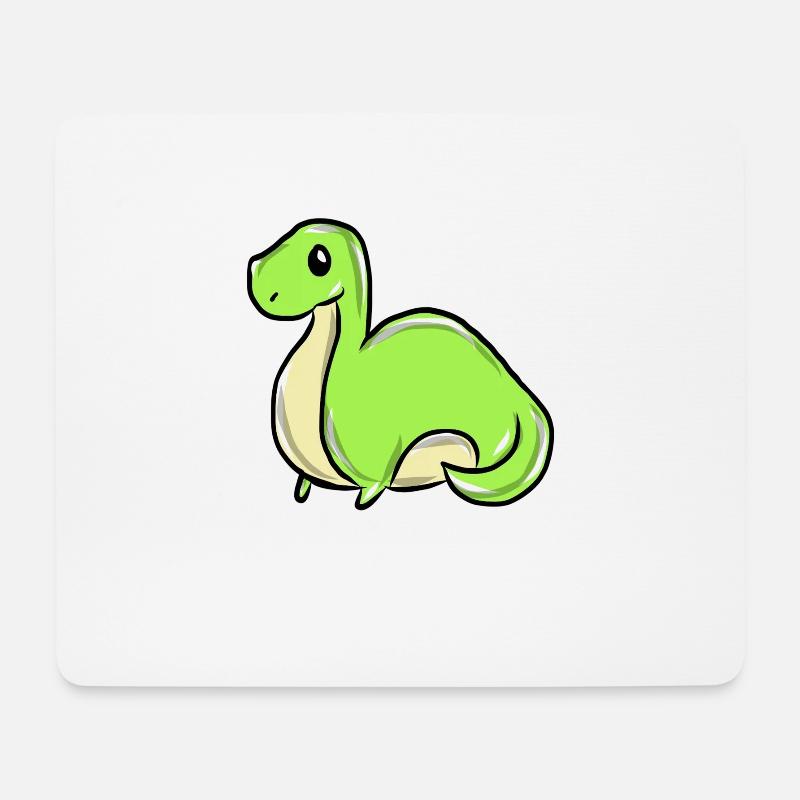 dinosaure - Tapis de souris (format paysage) - blanc