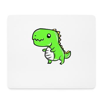 dinosaur - Mouse Pad (horizontal) - white - Front