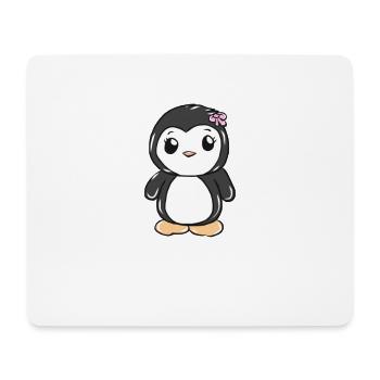 Pinguin - Mousepad (Querformat) - Weiß - Vorne
