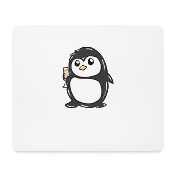 manchot - Tapis de souris (format paysage) - blanc - Devant
