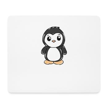 manchot - Tapis de souris (format paysage) - blanc - Devant