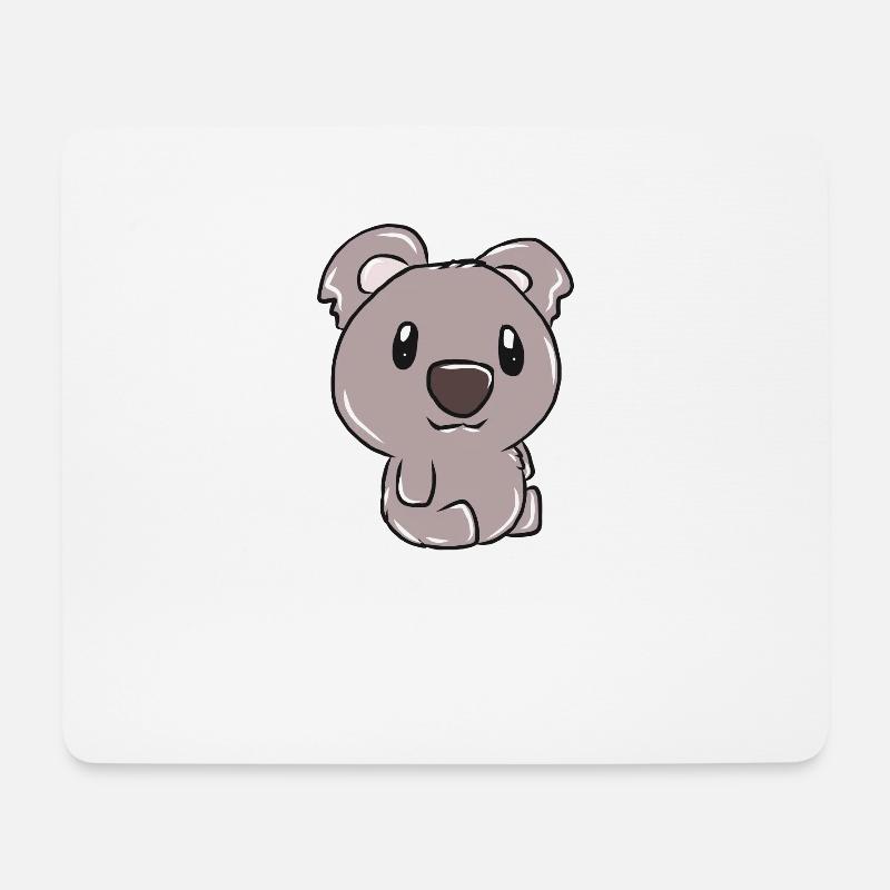 Koala - Mousepad (Querformat) - Weiß