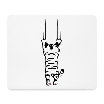 Katze Katzen Krallen Tierfreund Haustiere Xmas - Mousepad (Querformat) - Weiß - Vorne