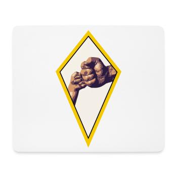 Vater und Sohn Fausten - Mousepad (Querformat) - Weiß - Vorne
