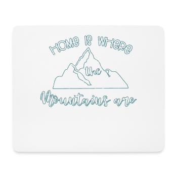 Escalade des montagnes - Tapis de souris (format paysage) - blanc - Devant