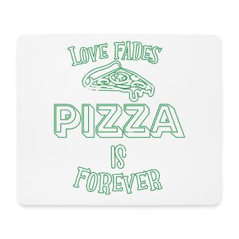pizza - Tapis de souris (format paysage) - blanc - Devant