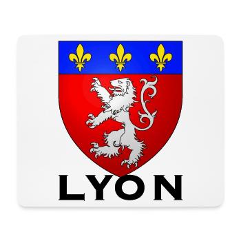 Lyon France - Mousepad (Querformat) - Weiß - Vorne