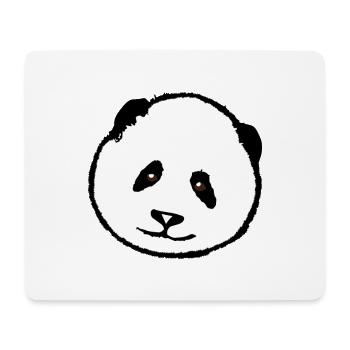Panda animal motif - Mouse Pad (horizontal) - white - Front