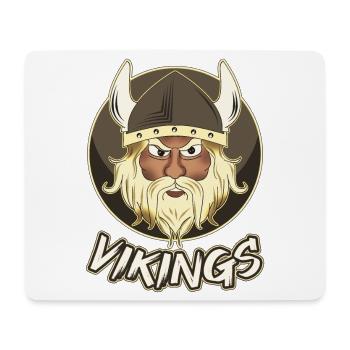 Vikings - Mousepad (Querformat) - Weiß - Vorne