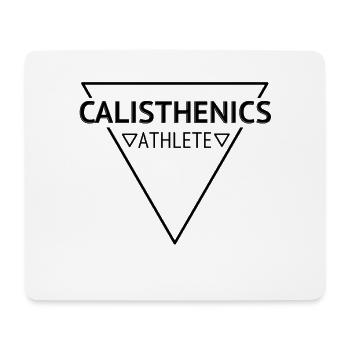 Calisthenics Lettering with Arrow Icons - Mouse Pad (horizontal) - white - Front