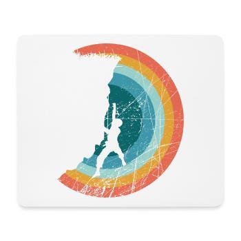 Escalade - Alpinisme - Tapis de souris (format paysage) - blanc - Devant