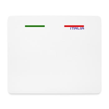 DRAPEAU ITALIA - Tapis de souris (format paysage) - blanc - Devant