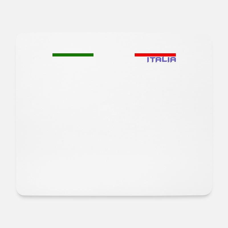 DRAPEAU ITALIA - Tapis de souris (format paysage) - blanc