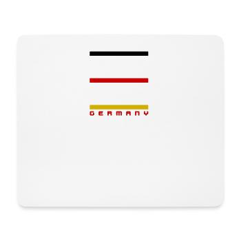 DRAPEAU GERMANY - Tapis de souris (format paysage) - blanc - Devant
