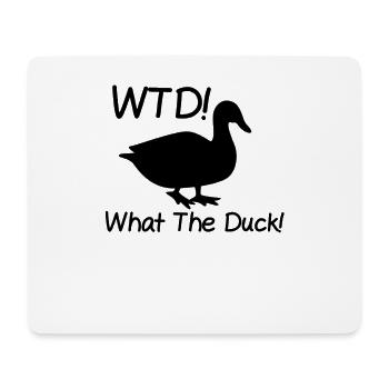 Funny Duck What the Duck - Mouse Pad (horizontal) - white - Front