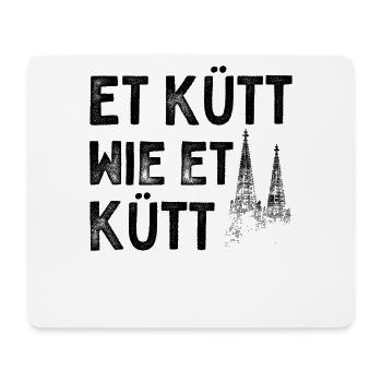 Köln Et Kütt Wie Et Kütt Kölner Grundgesetz Kölsch - Tapis de souris (format paysage) - blanc - Devant