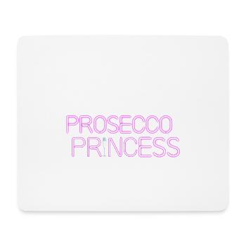 Prosecco princess - Mouse Pad (horizontal) - white - Front