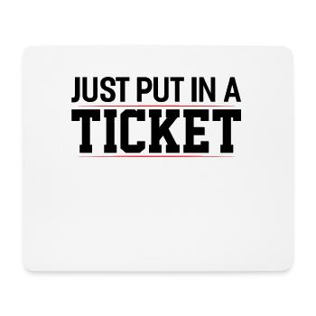 IT Computer IT Support IT Helpdesk - Mouse Pad (horizontal) - white - Front