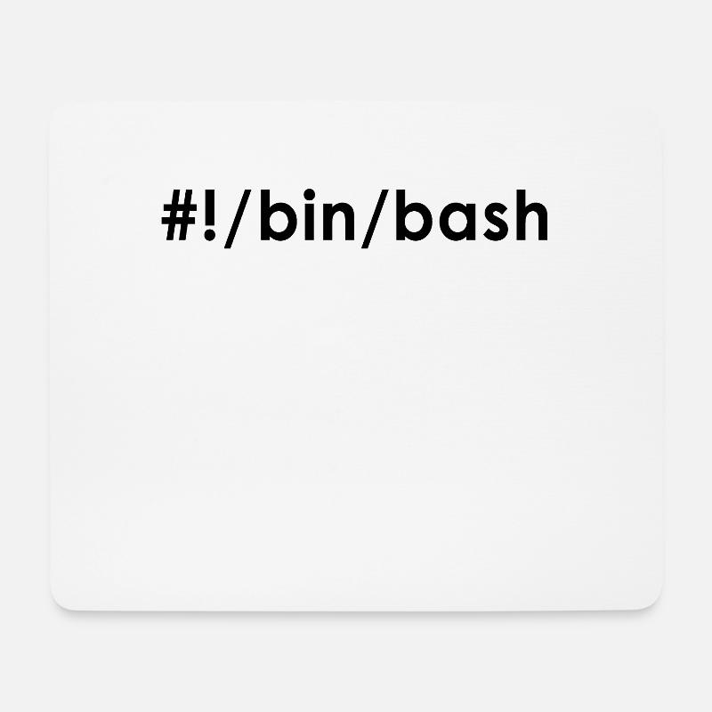 Programmierer Admin Devops Linux Bash - Mousepad (Querformat) - Weiß
