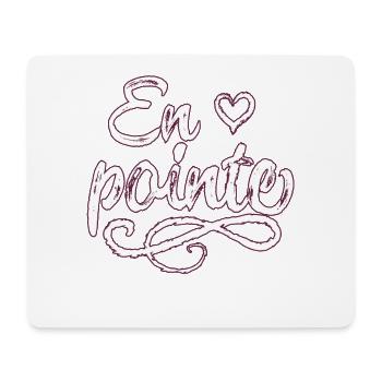 Ballet love - Mouse Pad (horizontal) - white - Front