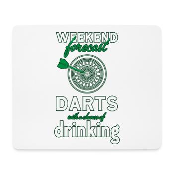 Darts darts - Mouse Pad (horizontal) - white - Front