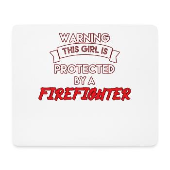 Feuerwehr - Mousepad (Querformat) - Weiß - Vorne