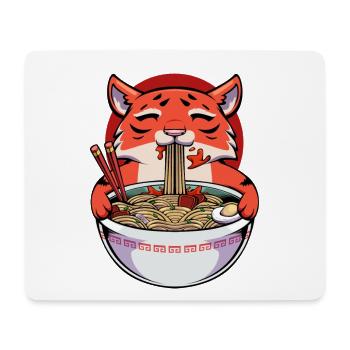 Kawaii Panda Ramen Bowl - Mousepad (Querformat) - Weiß - Vorne