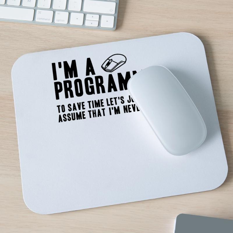 Gift for Programmers Coding Programmer Mouse Pad (horizontal)