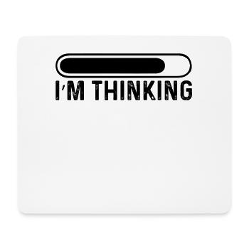 Coding Nerd Gamer Ich Denke Programmierer Zocker - Mousepad (Querformat) - Weiß - Vorne