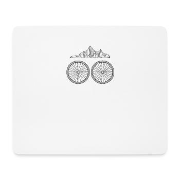 Life is good – enjoy the ride - Mouse Pad (horizontal) - white - Front