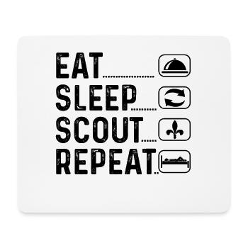 Scout Gift Scout - Tapis de souris (format paysage) - blanc - Devant