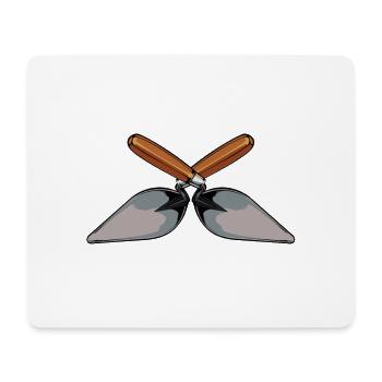 Je suis un carrelage : niveau sarcasme - Tapis de souris (format paysage) - blanc - Devant