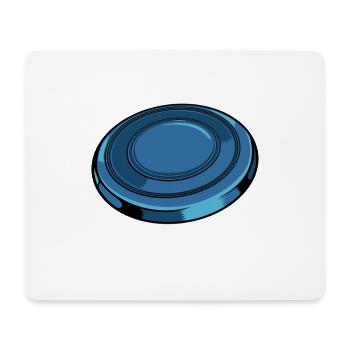 Frisbee Spruch I’m Sexy and I Throw It - Mouse Pad (horizontal) - white - Front