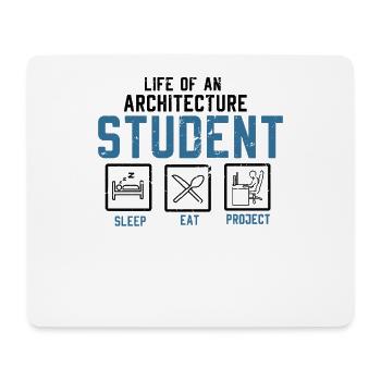 Architekt - Mousepad (Querformat) - Weiß - Vorne