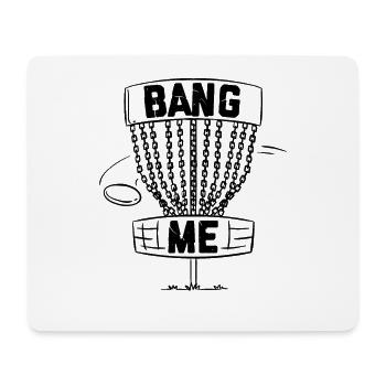 Disc Golf - Mousepad (Querformat) - Weiß - Vorne