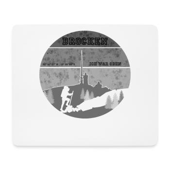 Ich geh Wandern - Brocken Harz - Mousepad (Querformat) - Weiß - Vorne