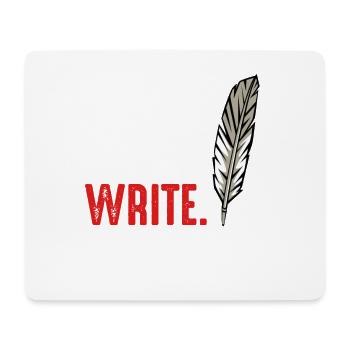 Eat Sleep Write Repeat Writing Motivation - Mouse Pad (horizontal) - white - Front