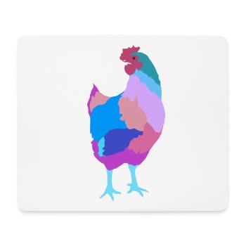 Huhn Henne - Mousepad (Querformat) - Weiß - Vorne