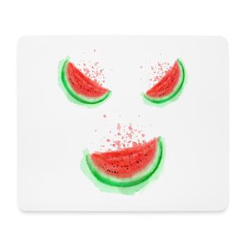 Melon Smile - Mousepad (Querformat) - Weiß - Vorne