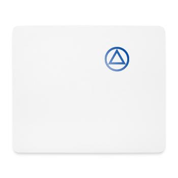 Anonyme Alkoholiker Symbol Logo AA NA Anti Alkohol - Mousepad (Querformat) - Weiß - Vorne
