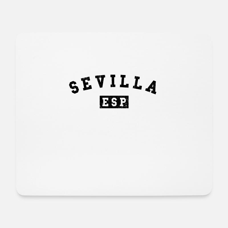 Sevilla Design - Arched Text ESP - Mousepad (Querformat) - Weiß