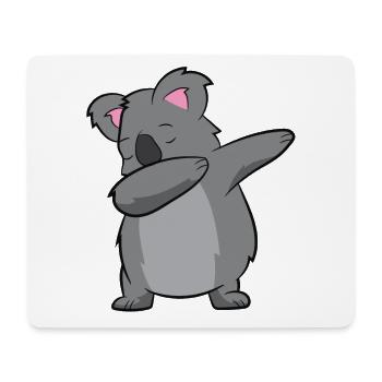 Funny Dabbing Koala - Mouse Pad (horizontal) - white - Front