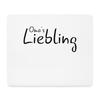 Omas Liebling - Mousepad (Querformat) - Weiß - Vorne