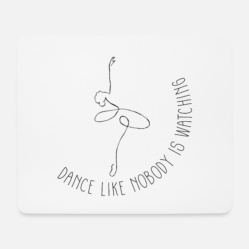 Ballett Tänzerin Ballerina - Mousepad (Querformat) - Weiß