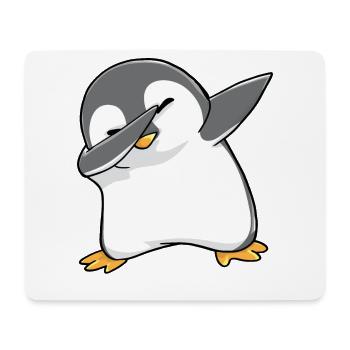 Pinguin Dabbing - Mousepad (Querformat) - Weiß - Vorne