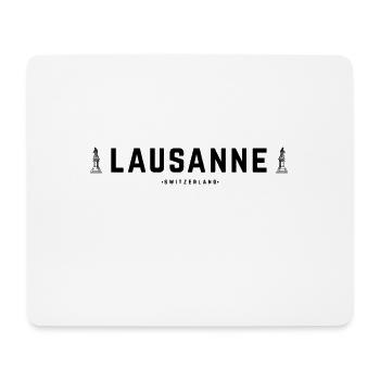 Lausanne Schweiz - Mousepad (Querformat) - Weiß - Vorne
