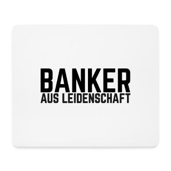 Banker Bankier - Mousepad (Querformat) - Weiß - Vorne
