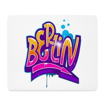 Graffiti de Berlin - Tapis de souris (format paysage) - blanc - Devant