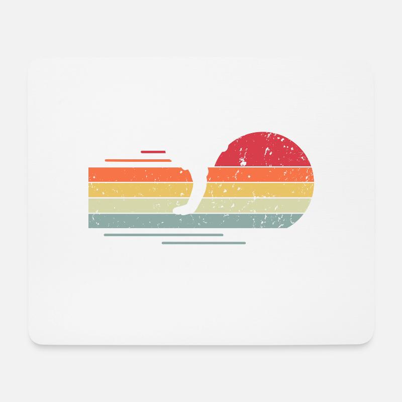 Breakdance - Mousepad (Querformat) - Weiß