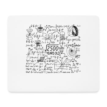 50 Geburtstag Mathelehrer - Mousepad (Querformat) - Weiß - Vorne